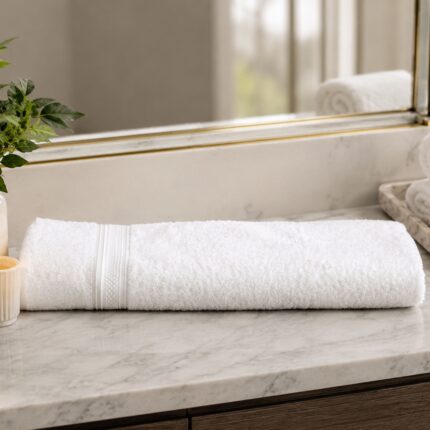 White Bath Sheet | Pure Cotton | Assorted Sizes & GSM