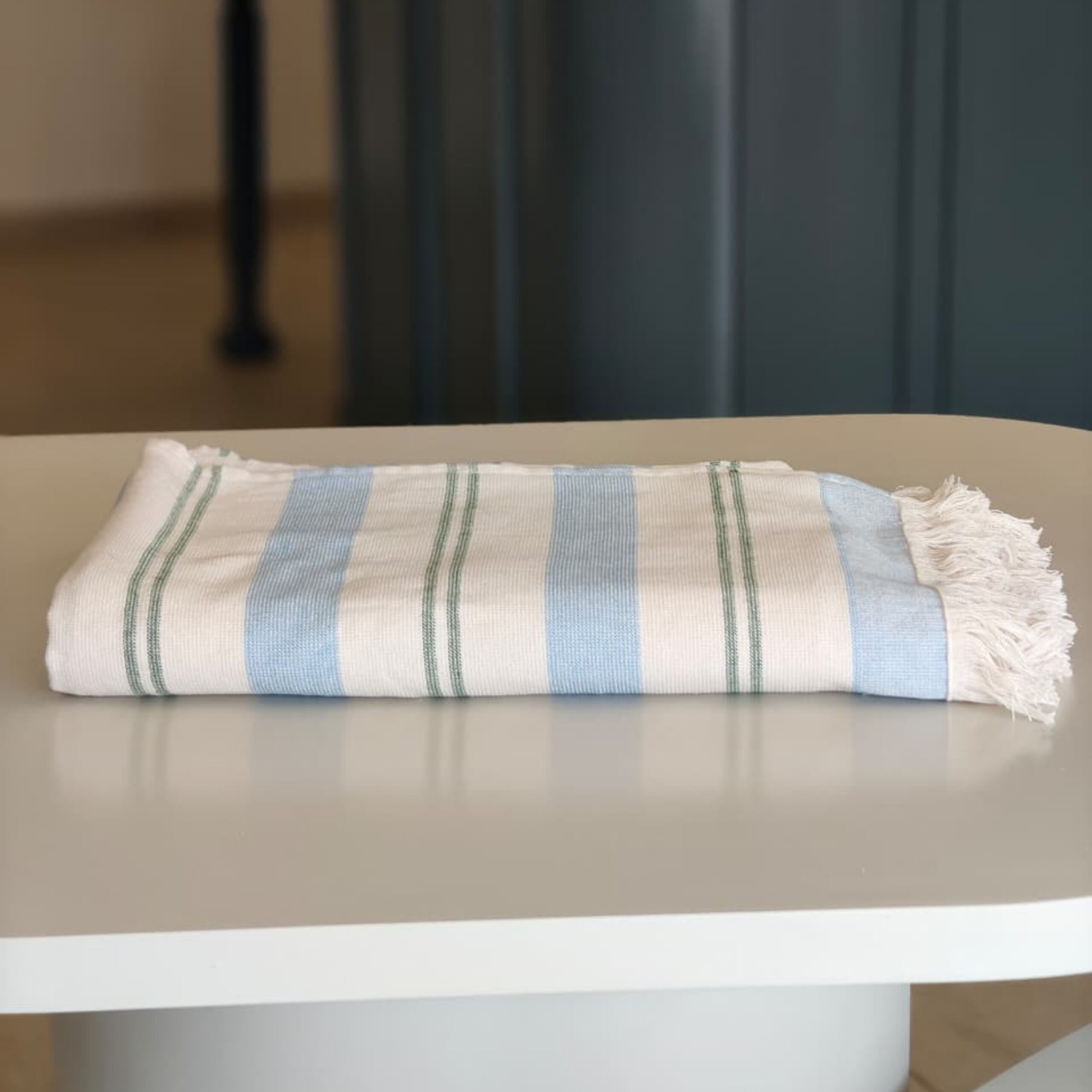 Square Images Premium Cotton Bath Towel with Loop for Everyday Use